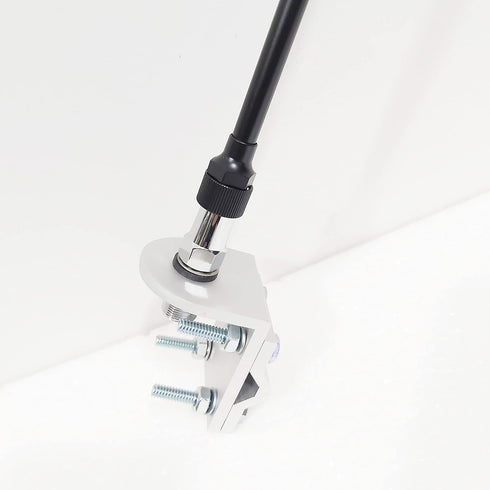 Double Groove Antenna Mirror Mount CB Radio Antenna Mount with SO239 Stud...