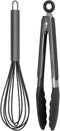 Country Kitchen Stainless Steel Silicone Tipped Kitchen Food BBQ and Cooking Tongs for Non Stick Cookware, BPA Fee, Stylish, Sturdy, Locking, Gril...