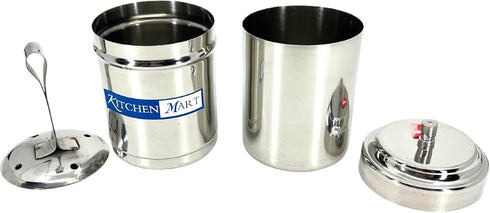 Stainless Steel South Indian Filter Coffee Drip Maker...