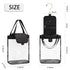 Travel Toiletry Bag, Clear Hanging Toiletry Bag for Women Men, Waterproof Travel Bag for Toiletries, Transparent Makeup Bag Cosmetic Organizer, Po...