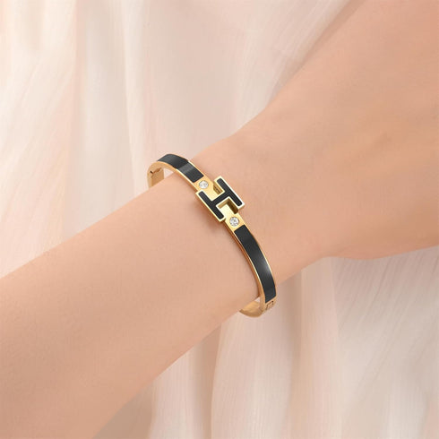 Gold Bracelets for Women,H Bracelet,Bangle Bracelets for Women,Dainty Bracelet Jewelry Easter Christmas Mothers Day Gifts for Women...