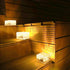 Solar Outdoor Lights Solar Brick Lights Waterproof 3 Pack Solar LED Landscape Lights Solar Ground Lights for Garden Courtyard Pathway,Christmas Fe...