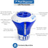 Aquatix Pro Pool Chlorine Floater Dispenser with Thermometer for 1 to 3 inch Tablets, Large & Durable Floating Dispenser for Spa, Hot Tub, In-grou...