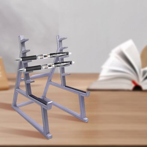 Squat Rack Pen Holder Fun Desk Accessories for Office Funny Pen Holder for Men Desk Mini Pen Organizer Unique for All Fitness Enthusiasts and Weig...
