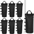 6 Pack Canopy Weight Sand Bags Black 168 LBS Large Canopy Support Frame Fixed Sandbag Windproof Sandbag for Instant Outdoor Sun Shelter Patio Umbr...