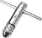 uxcell Adjustable Ratchet Tap Wrench T-Handle, for Metric M5-M12 Thread Taps, Ratcheting T Handle Holder Reamer Hand Tapping Tool for Machinist Re...