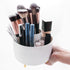 360°Rotating Makeup Organizer, 5 Slot Makeup Brush Holder, Spinning Cosmetic Organizer for Vanity, Bedroom(White)...