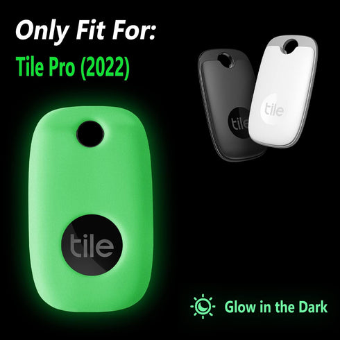 Geiomoo Silicone Case Compatible with Tile Pro 2022, Protective Cover with Carabiner (Luminous Green)...