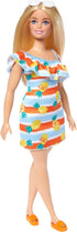 Barbie Loves the Ocean Doll, Blonde with Floral Sundress and Accessories, Doll and Clothes Made from Recycled Plastics...