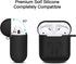 Airpod 2019 Protective Case, Precision Size, 3mm Skin, 360 Protection, Metal Keychain Hook/Clip, for Airpods 1 & Airpods 2...