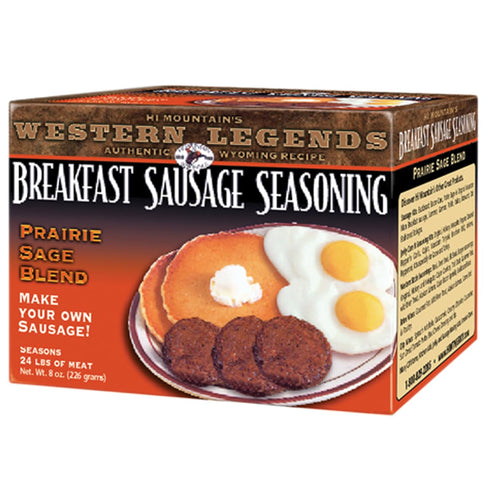 Hi Mountain Breakfast Sausage Seasoning Mix | PRAIRE SAGE | Make Homemade Sausage with Pork, Venison, Deer, Elk & Wild Game | Makes up to 24 lbs...