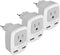 TESSAN Switzerland Travel Power Adapter, Type J Travel Plug Adapter with 2 USB & 1 American Grounded Outlet, Adaptor for US to Switzerland, Liecht...