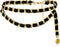 Alloy Waist Chain Body Chain Weave Rope Winding Twist Chain for Women Waist Belt Pendant Belly Chain Adjustable Body Harness for Jeans Dresses - S...