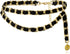 Alloy Waist Chain Body Chain Weave Rope Winding Twist Chain for Women Waist Belt Pendant Belly Chain Adjustable Body Harness for Jeans Dresses - S...