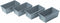Chicago Metallic Commercial II Non-Stick Mini Loaf Pans, 5-3/4 by 3-1/4 by 2-1/4-Inch, Gray , 4 Count (Pack of 1)...