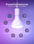 VOCOlinc Smart Light Bulbs 3Pack, BR30 RGBW Color Changing Light Bulb Works with Alexa, Apple Homekit and Google Assistant, Multicolor 2200K-7000K...