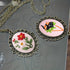 ZuoAnLF 6 Pieces Embroidery Pendant Kit for Beginner,Embroidery Stitching Necklace,Embroidery Kit for Necklace & Earrings & Hand Sewing Jewelry & ...