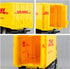 BDTCTK Compatible for DHL Container Truck Car Model Toy Cars, Zinc Alloy Die-Cast Vehicles Kid Toys for Boy Girl Gift...