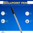 1InTheOffice Ballpoint Pens, Medium Point, Black Ink, 1.0mm, 12 Pack...