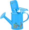 Sungmor Small Watering Can Set Cute Little Gardener Kit | Package includes 3PC Blue Number Watering Can & Trowel & Rake Gardening Hand Tools | Per...