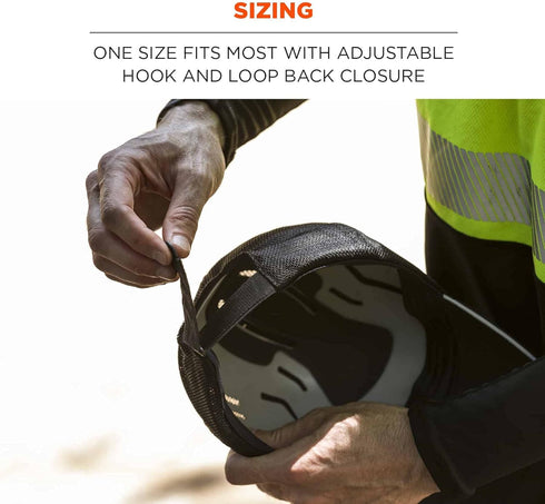 Ergodyne unisex adult Hat Only Baseball Cap Bump Cap Insert, Black...