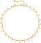 Valloey Rover Choker Necklace for Women 14k Gold Plated Dainty Rope Short Chain Necklace...
