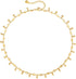 Valloey Rover Choker Necklace for Women 14k Gold Plated Dainty Rope Short Chain Necklace...
