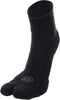 Doctor's Choice Bunion Relief Quarter Sock with Split Toe Separator and Soft Cushioning for Hallux Valgus, (Black, Medium) Womens Shoe Size: 6-10...