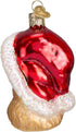 Old World Christmas Santa Kitten Glass Blown Ornaments for Christmas Tree...
