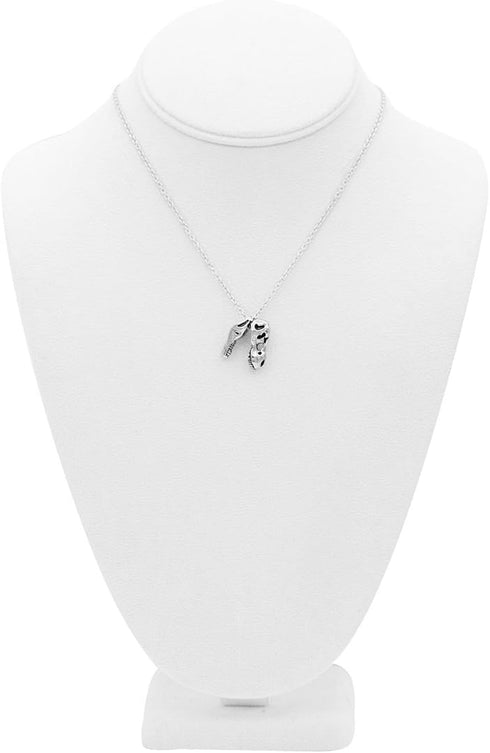 Controse Dinosaur Necklace Mini T-Rex Skull Pendant 316L Stainless Steel...