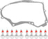 594195 Crankcase Gasket Kit Replace The Model 591911, 697227, 690945, 273488 for Briggs and Stratton Small Gasoline Engines Accessories Parts Lawn...