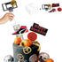 Cake Money Box with Basketball Scene Theme Cake Toppers Set for Birthday Party Decoration...