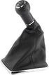 Qiilu 5 Speed Car Gear Shift Knob Gearstick Gaiter Boot Manual Shift Boot Kit for Golf4/Jetta/ 1999-2004...
