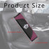 Car Seat Belt Cover, Carbon Fiber Safety Seatbelt Shoulder Strap Covers, Diamond Crown Gear Shifter Cover, Car Safety Strap Covers Car Interior Ac...