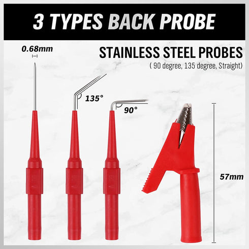 SWANLAKE 22PCS Back Probe Kit, Back Probe Pin Kit...