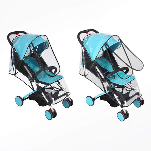 Stroller Rain Cover Universal, Baby Travel Weather Shield, Windproof Waterproof, Protect from Snow...