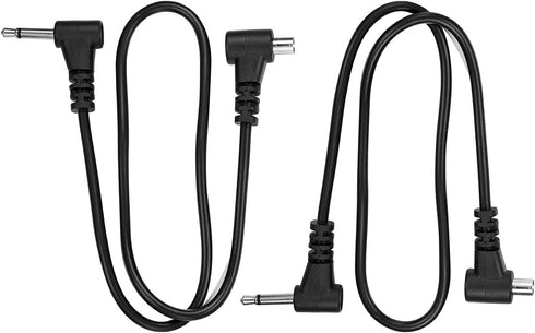 (2 PCS) 2.5mm to Male Flash PC Sync Cable,12-Inch/30CM 2.5mm Plug to Male Flash Sync Cord for Camera Photography Connector...