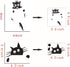 Removable Switch Sticker, 6 Pcs Cute Black Cats Cartoon Wall Sticker, Light Switch Decor Decals, Family DIY Decor Art Stickers Home Decor Wall Art...