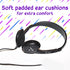 Maxell - 190319 Stereo Headphones - 3.5mm Cord with 6-Foot Length - Soft Padded Ear Cushions, Adjustable Headband for Comfort - Sleek, Lightweight...