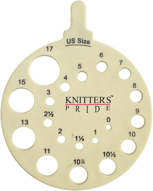 Knitter's Pride Round Needle Gauge, Ivy Pack......