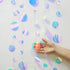 Cheerland Iridescent Circle Garlands Under The Sea Party Decorations Holographic Ocean Party Hanging Streamers for Mermaid Birthday Bubble Backdro...
