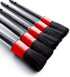 Swpeet 5 Pcs Premium Natural Boar Hair Detail Brush Set, Automotive Detailing Brushes for Cleaning Wheels/Engine/Interior/Emblems/Interior/Exterio...