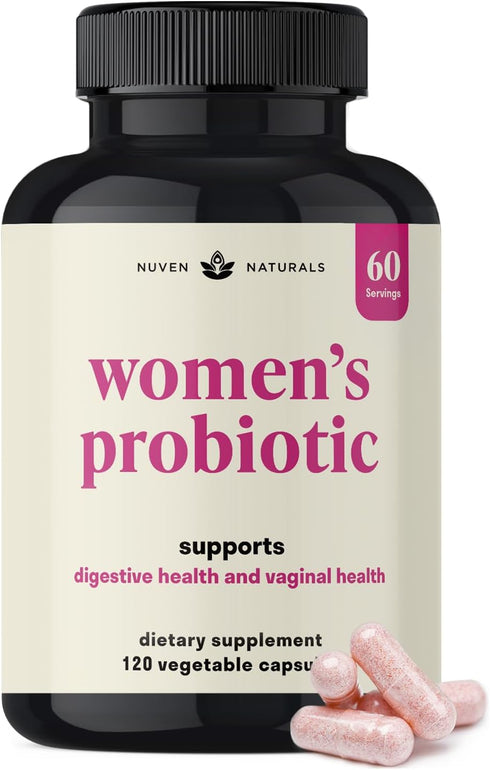 Womens Probiotic - 60 Day Supply - 12 Probiotic Strains, D Mannose, Cranberry for Digestive Health, Vaginal Health, & Immune Support - Prebiotics ...