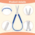 3PCS Scissors Adaptive Toddler Scissors Handle Self-Opening Scissors Cutting Grip Scissor Set Craft Easy-Open Squeeze Handle For Kids Children Adu...