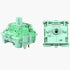 kutethy Gateron Cap Anniversary Keyboard Switches 5 Pins Blue Green Pre-lubed Compatible for Gaming MX Mechanical Keyboard (36 PCS)...