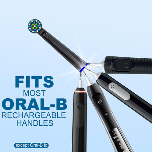 16 Pcs Replacement Toothbrush Heads Compatible with Braun Oral B Pro 1000/7000/9600/5000/3000, Precision Senesitive Brush Heads Refills for Genius...