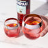 Viski Irving Chrome Rim Crystal Lowball Tumblers Set of 2 - Premium Crystal Clear Cocktail Glass Gold Rimmed Glassware, Stylish Lowball Whiskey Gl...