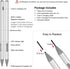 Stylus Pen for Microsoft Surface with 4096 Pressure,Fast Charge,Palm Rejection,Magnetic, Work for Surface 3,Surface Pro,Surface Go,Surface Laptop,...
