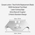 Utility Hook Razor Blades 50-Pack With Dispenser, SK2H Laser Sharpened Hardened, Ultra 3X Sharper and 5X Durable, Heavy Duty Replacement Blades fo...
