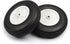 Fielect 4.5 inch RC Model Airplane Super Light Sponge Tire Tail Wheel Tire and Wheel Sets for RC Car Airplane PU Sponge Tire with Plastic Hub 2 Pc...